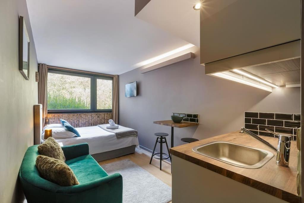 Fantastic Studio By The Lake With Mountain View Chamonix Dış mekan fotoğraf